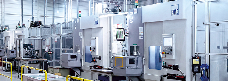 Future-proof with EMAG IoT integration Retrofitted machines with EDNA IoT functions for machine monitoring and process optimization